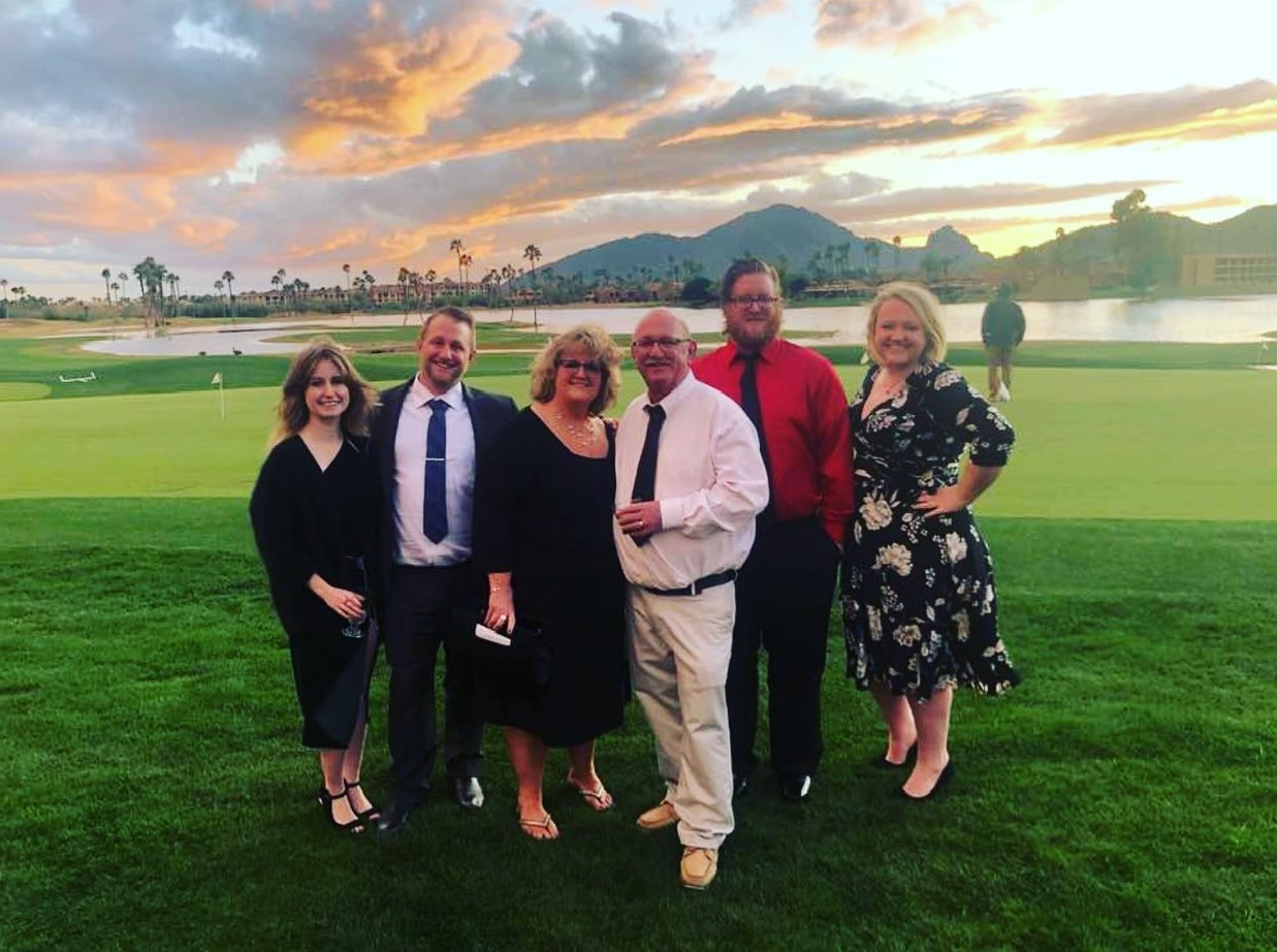 The Follin family at Prairie Landing Golf Club