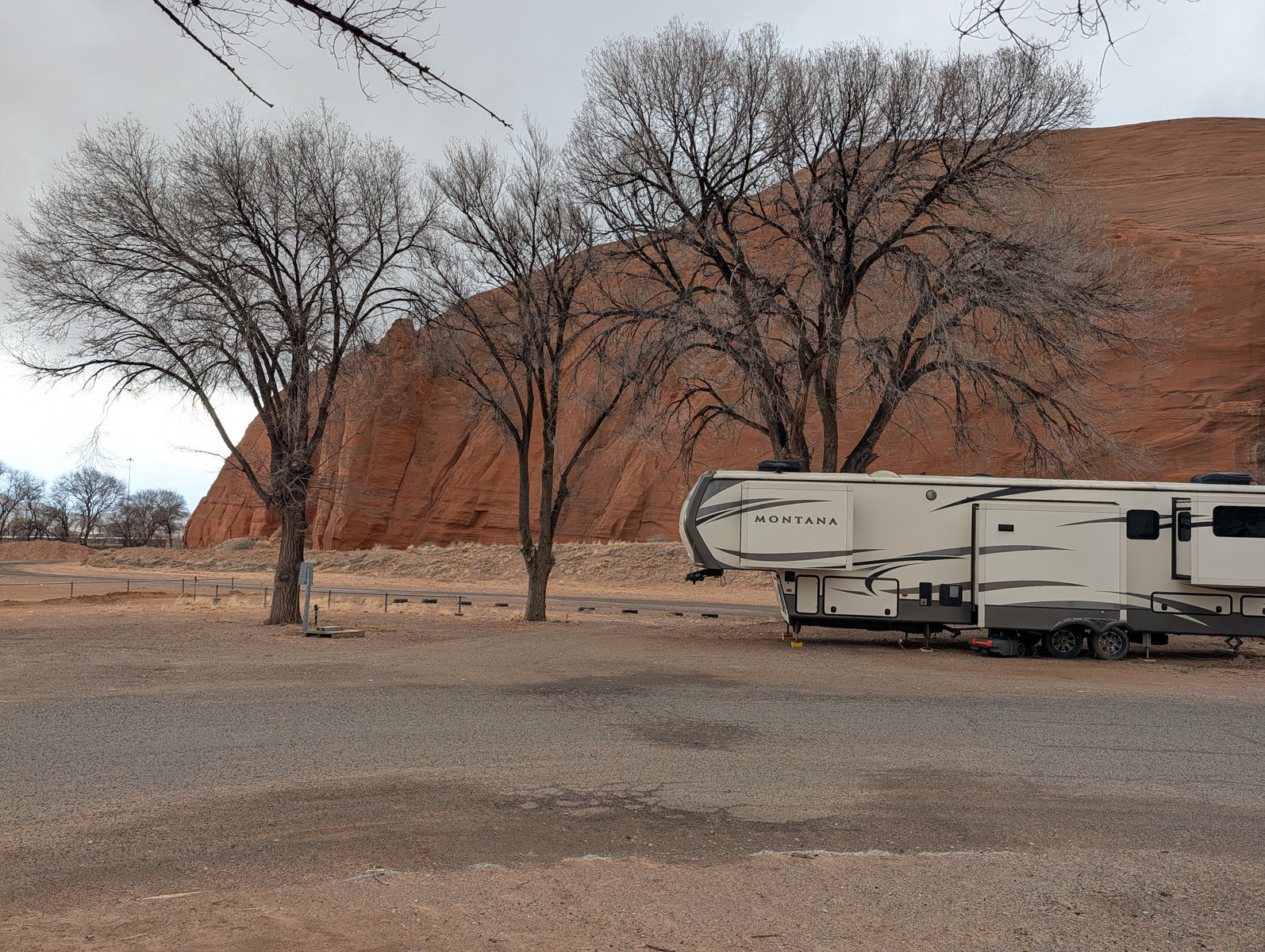Red Rock Park campground near Gallup, New Mexico