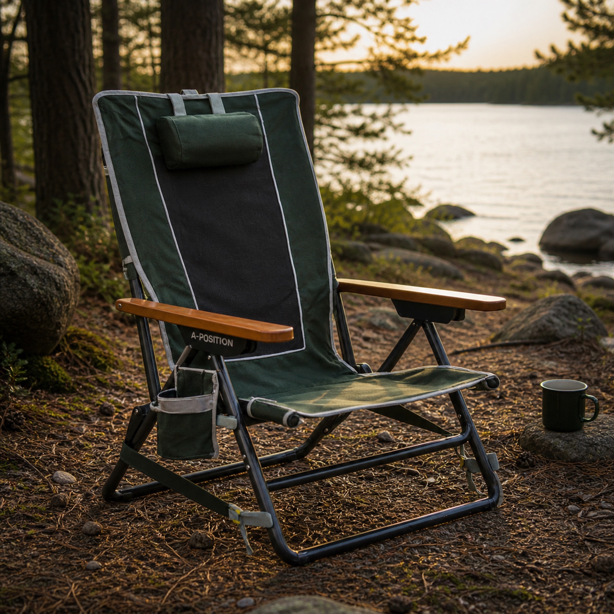 GCI Outdoor Wilderness Backpacker Reclining Camping Chair