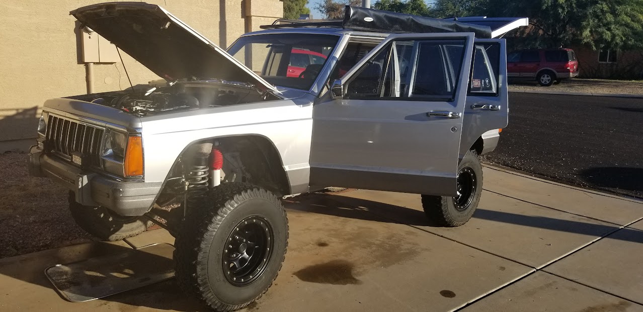 XJ Cherokee build - hero image